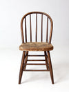 antique spindle back farmhouse chair