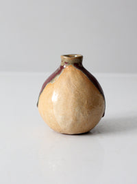 vintage studio pottery bud vase