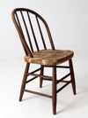 antique spindle back farmhouse chair