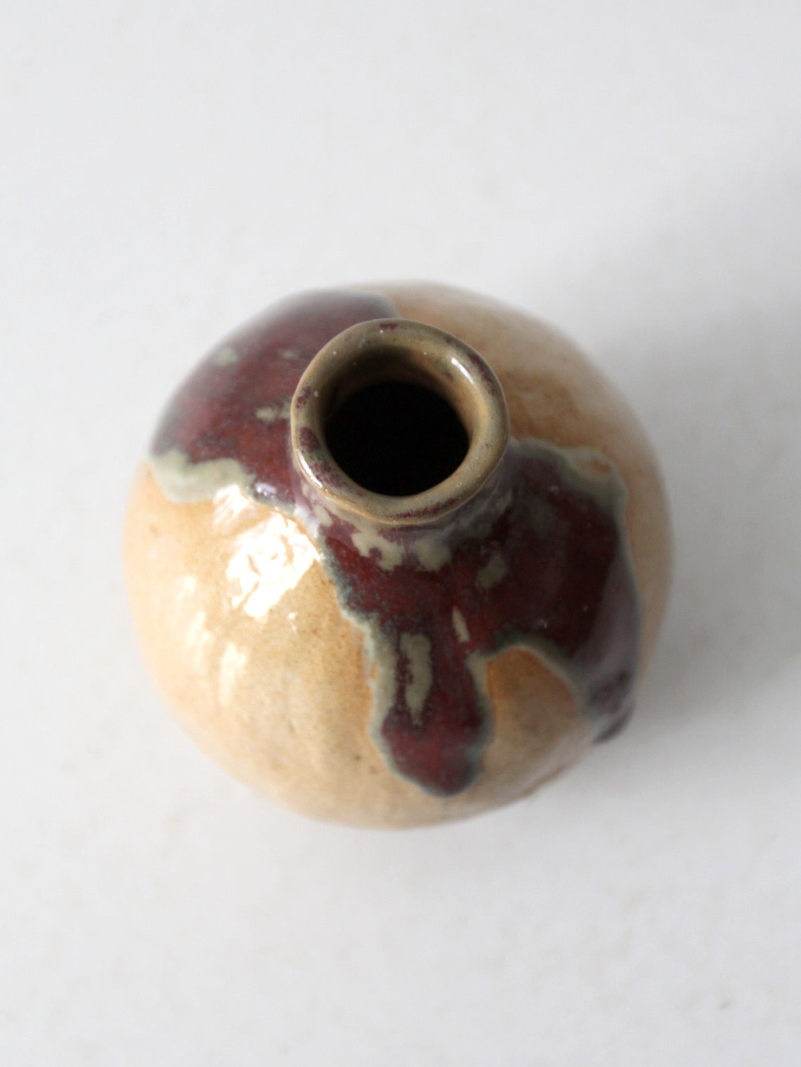 vintage studio pottery bud vase