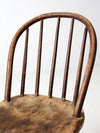 antique spindle back farmhouse chair