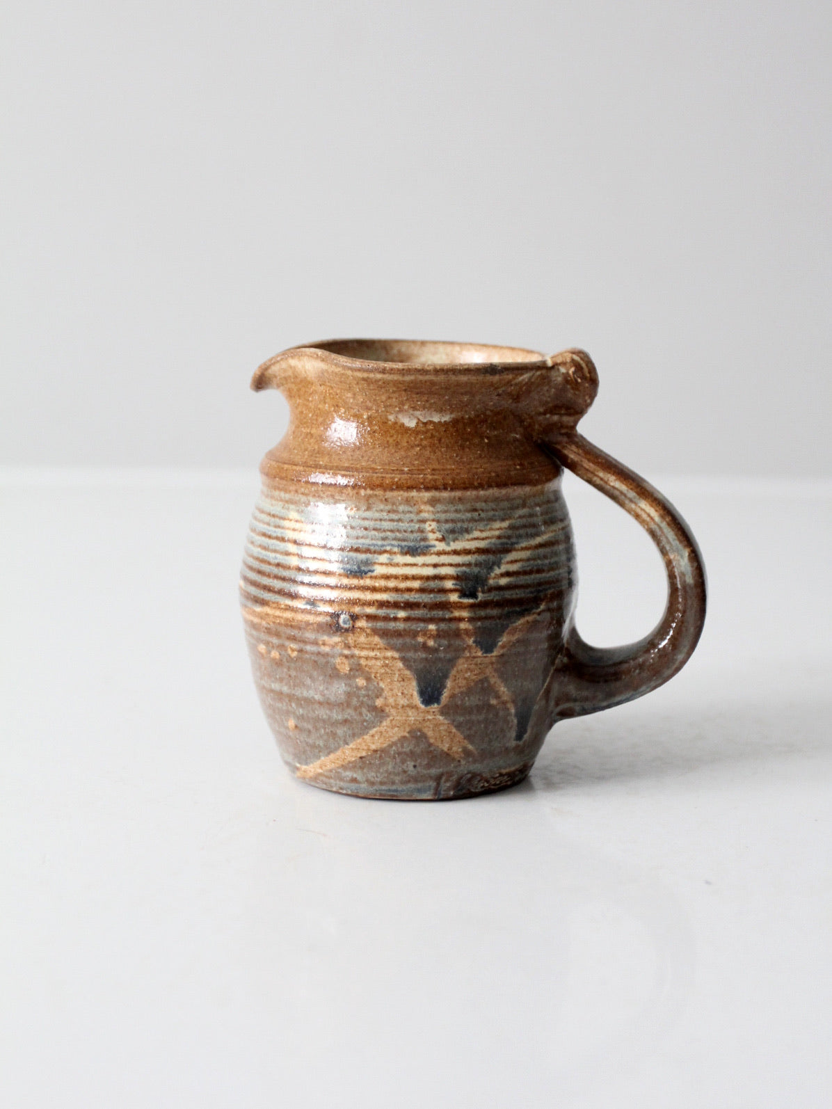 vintage studio pottery pitcher