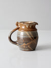 vintage studio pottery pitcher