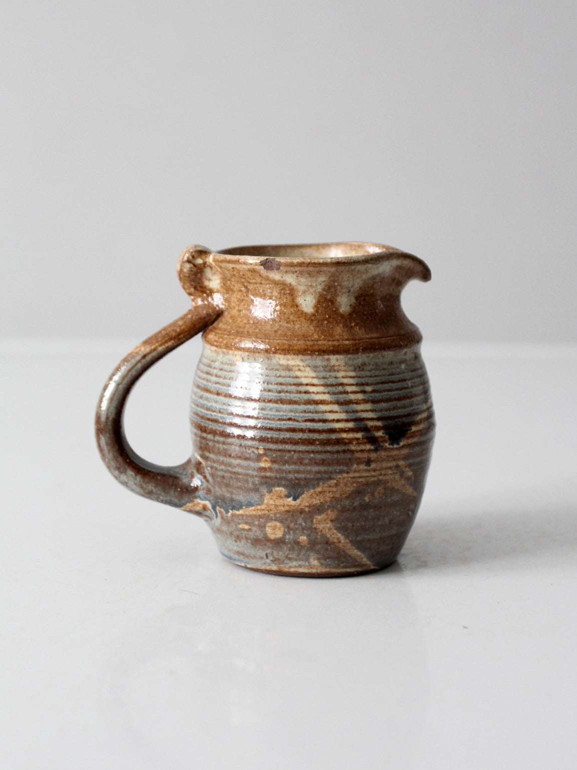vintage studio pottery pitcher