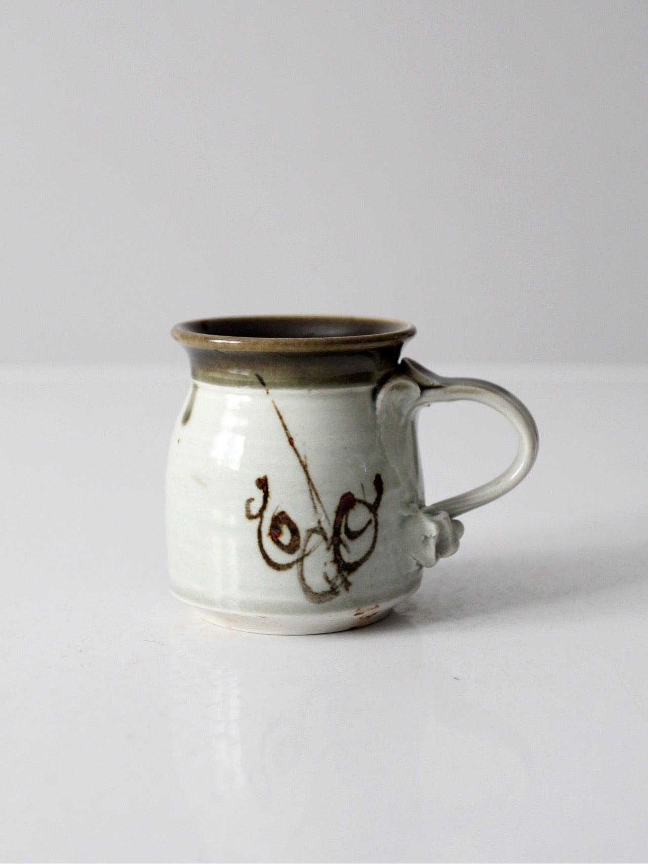 vintage handmade studio pottery mug