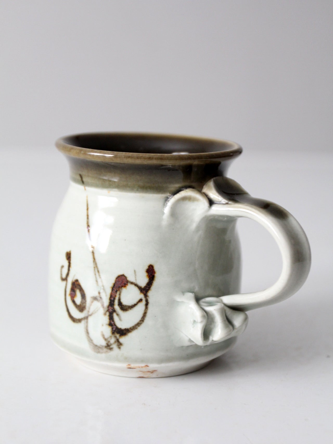vintage handmade studio pottery mug