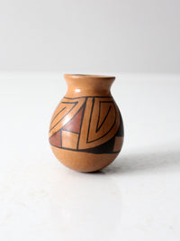 vintage southwestern pottery mini vase