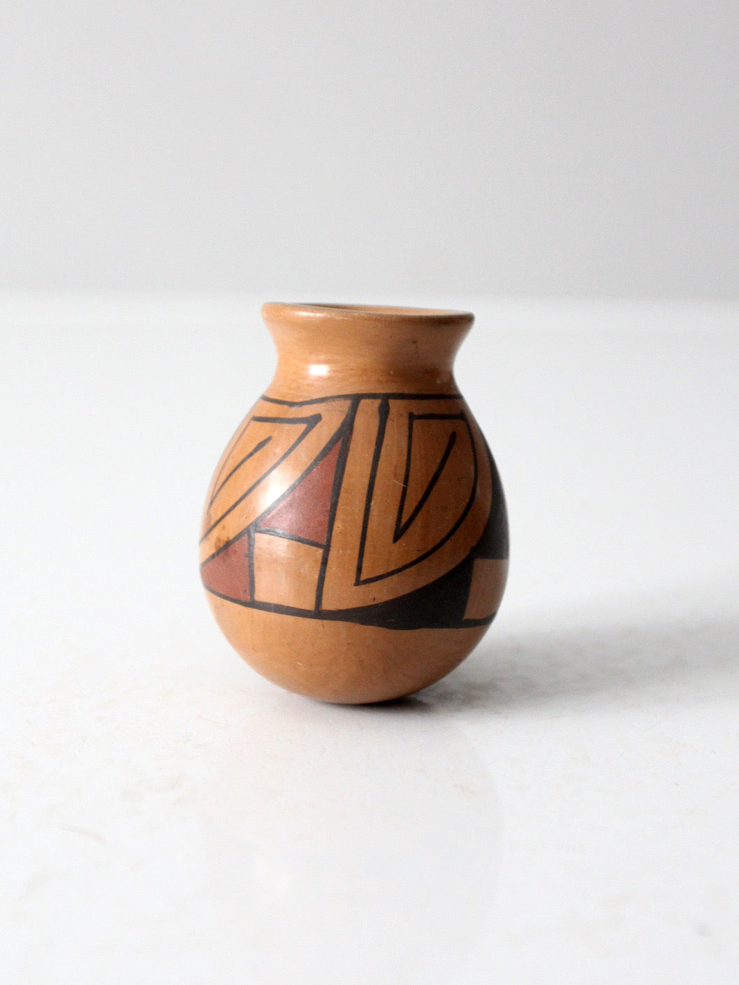 vintage southwestern pottery mini vase