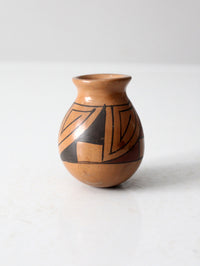vintage southwestern pottery mini vase