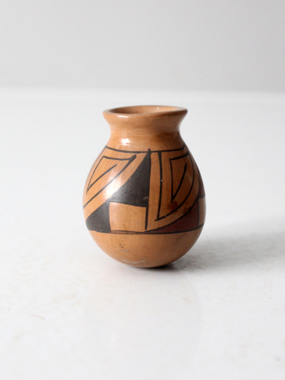 vintage southwestern pottery mini vase