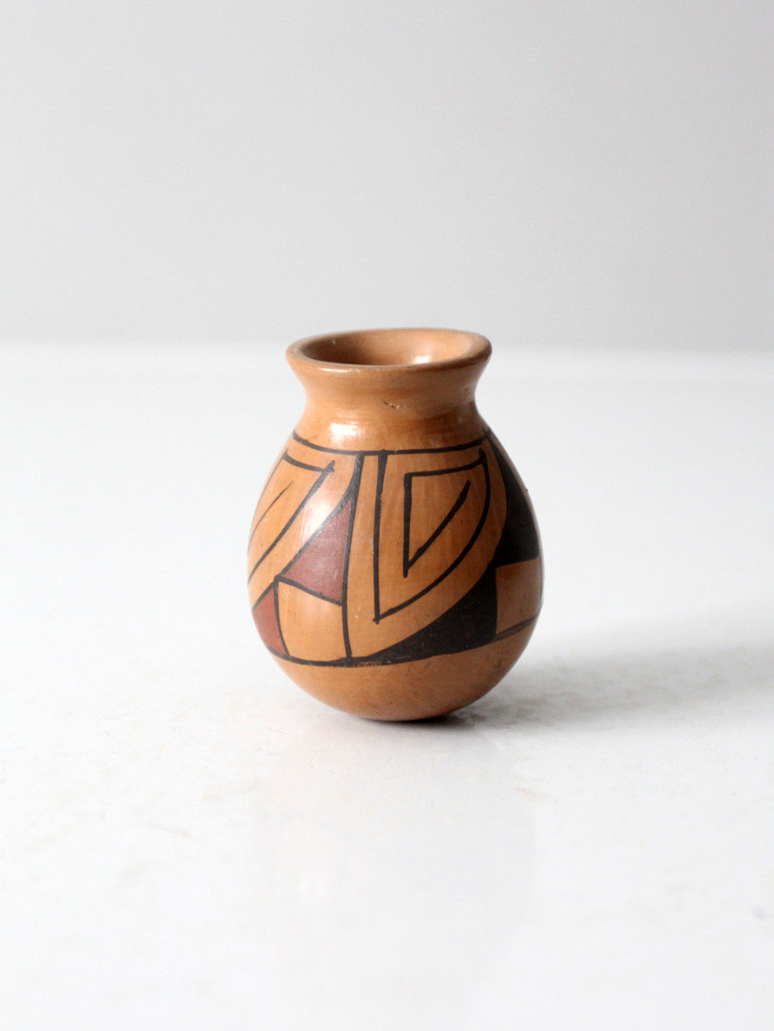 vintage southwestern pottery mini vase