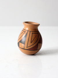 vintage southwestern pottery mini vase