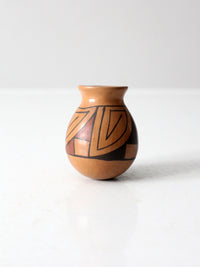 vintage southwestern pottery mini vase