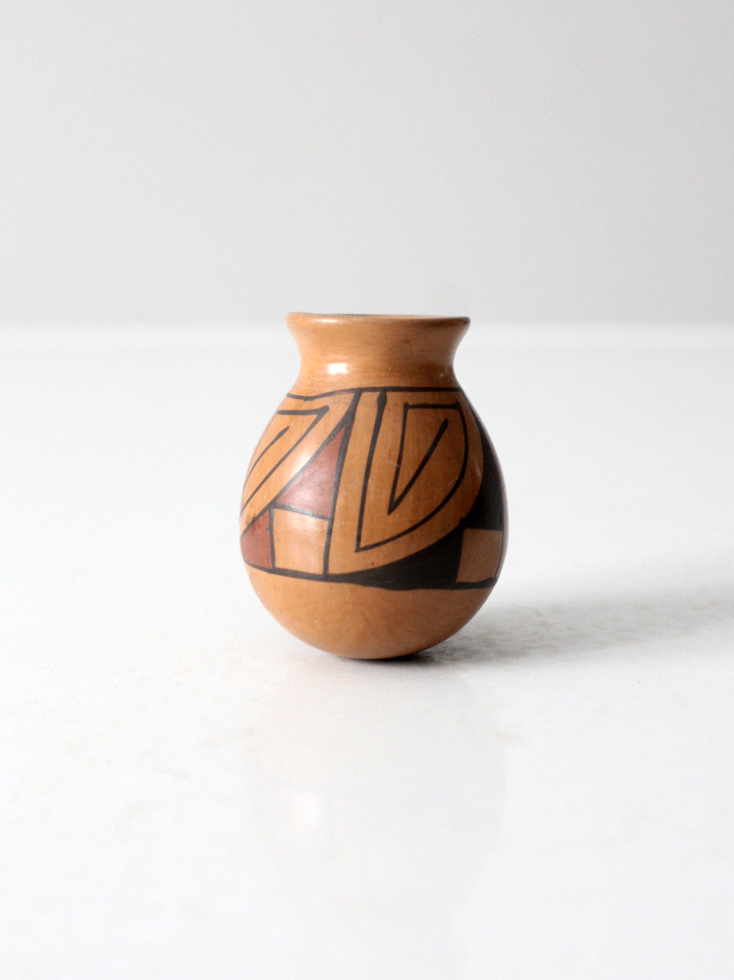 vintage southwestern pottery mini vase