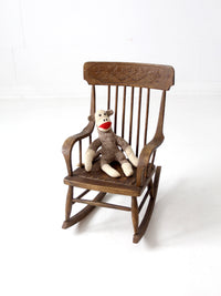 antique children's rocking chair