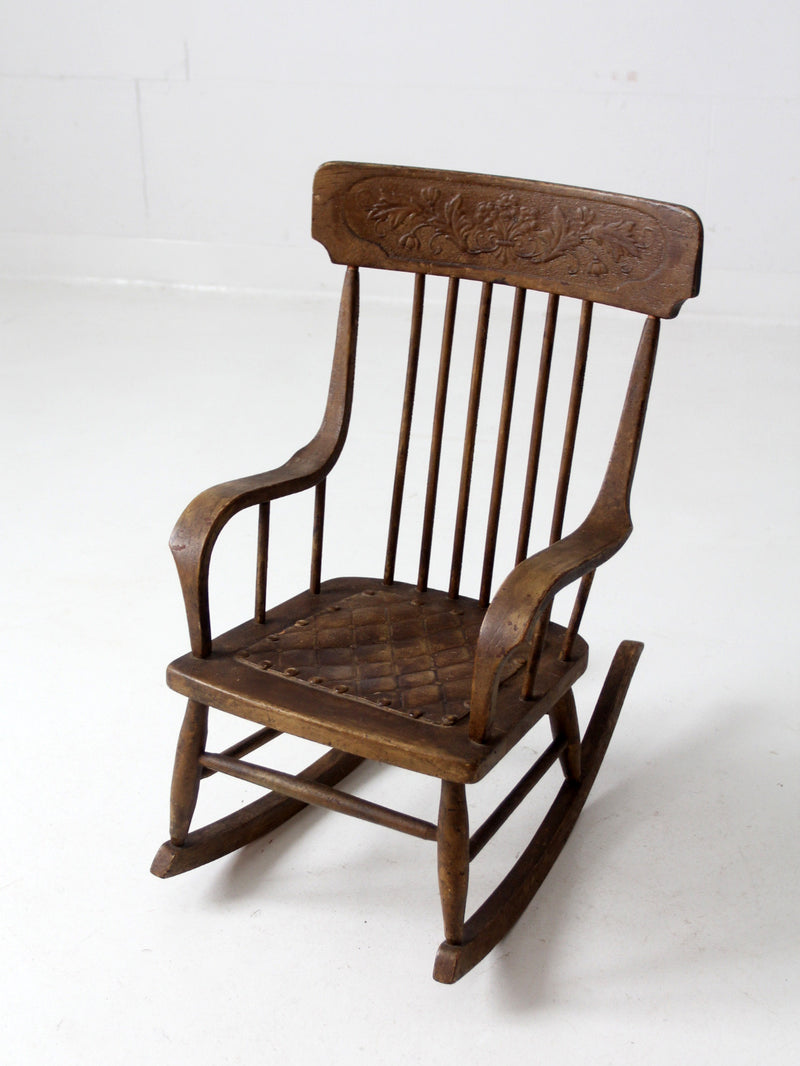 antique children's rocking chair