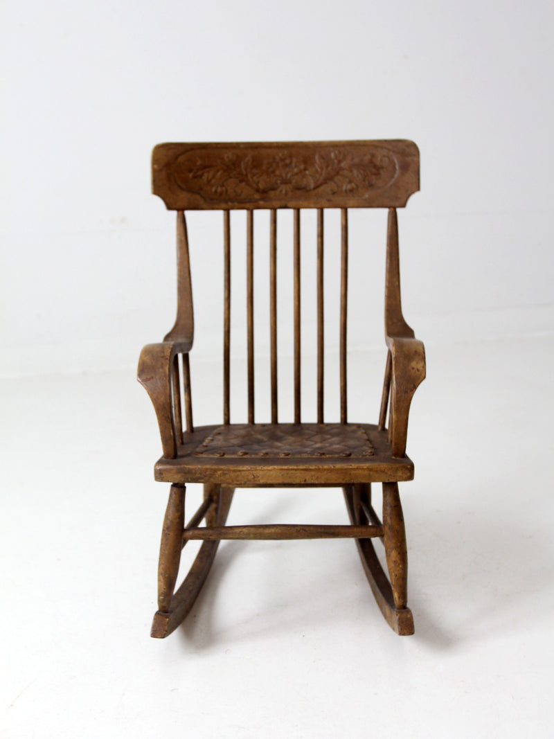 antique children's rocking chair