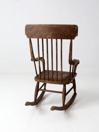 antique children's rocking chair