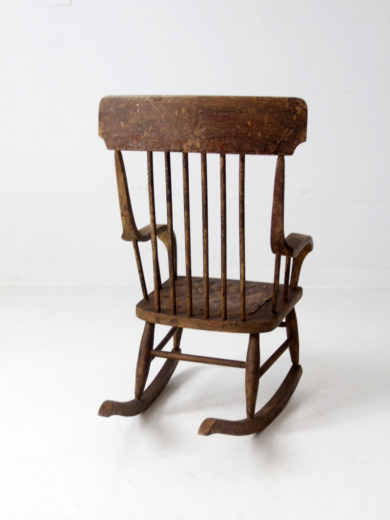 antique children's rocking chair