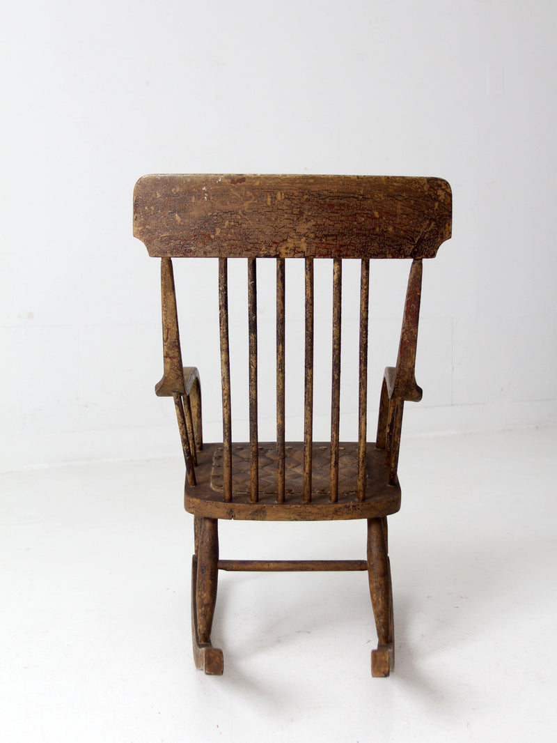 antique children's rocking chair