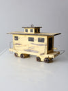 vintage train caboose bird house