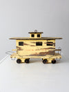 vintage train caboose bird house