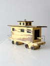vintage train caboose bird house