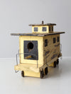 vintage train caboose bird house