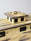 vintage train caboose bird house