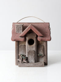 vintage Brian Marshall birdhouse