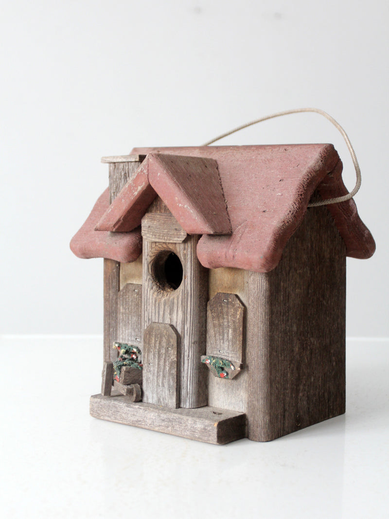 vintage Brian Marshall birdhouse