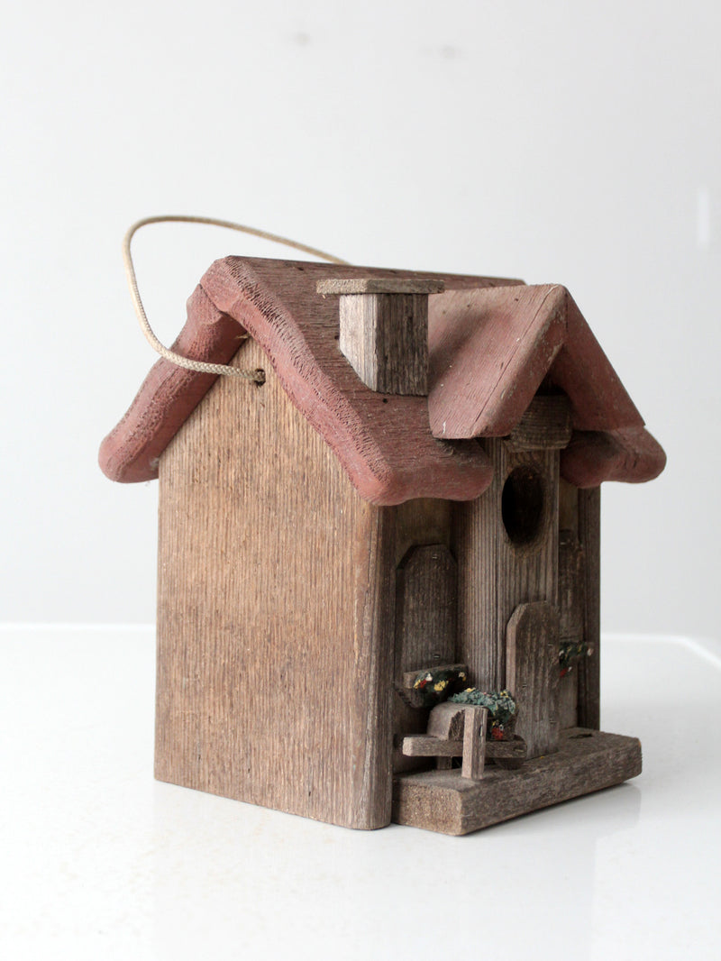 vintage Brian Marshall birdhouse