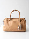 Coach Legacy leather Haley satchel in camel leather