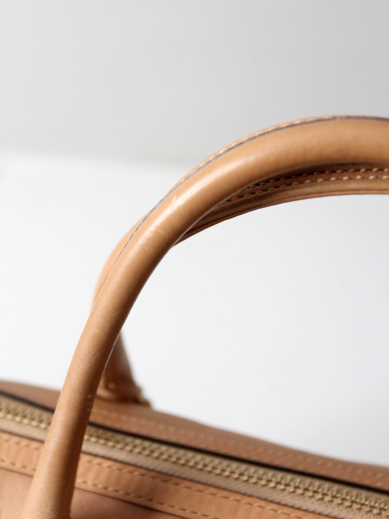 Coach Legacy leather Haley satchel in camel leather