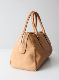 Coach Legacy leather Haley satchel in camel leather
