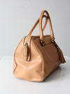 Coach Legacy leather Haley satchel in camel leather