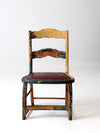 antique small painted side chair