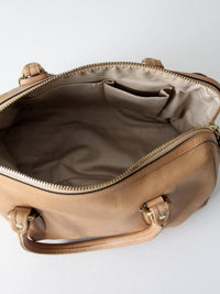 Coach Legacy leather Haley satchel in camel leather