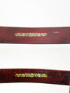 antique painted woven seat chairs set of 2