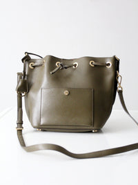 Michael Kors Greenwich leather bucket bag