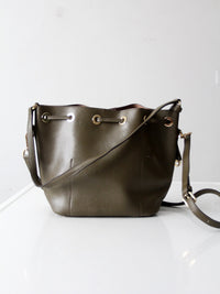 Michael Kors Greenwich leather bucket bag