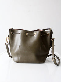 Michael Kors Greenwich leather bucket bag
