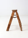 vintage wood step ladder