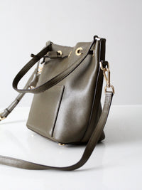 Michael Kors Greenwich leather bucket bag