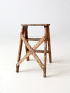 vintage wood step ladder
