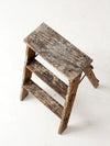 vintage wood step ladder