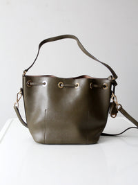 Michael Kors Greenwich leather bucket bag