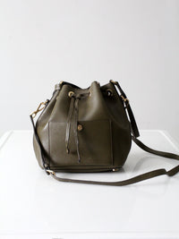 Michael Kors Greenwich leather bucket bag