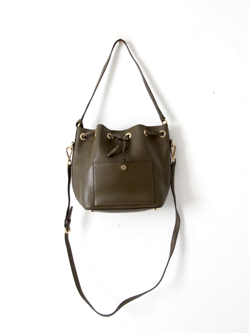 Michael Kors Greenwich leather bucket bag