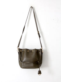 Michael Kors Greenwich leather bucket bag